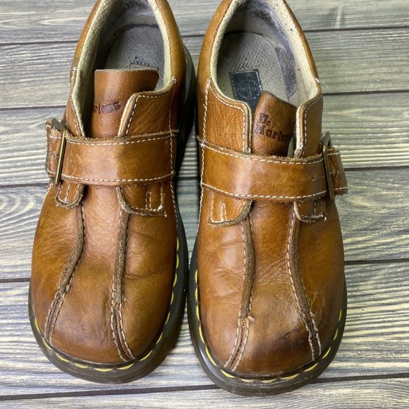 SOLD Dr. Martens Chunky Platform Monkstrap Shoes 12282 - Picture 8 of 8